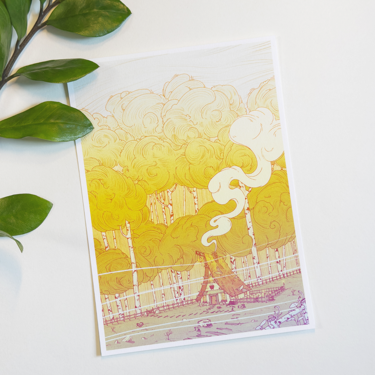 WITCH'S CABIN PRINT