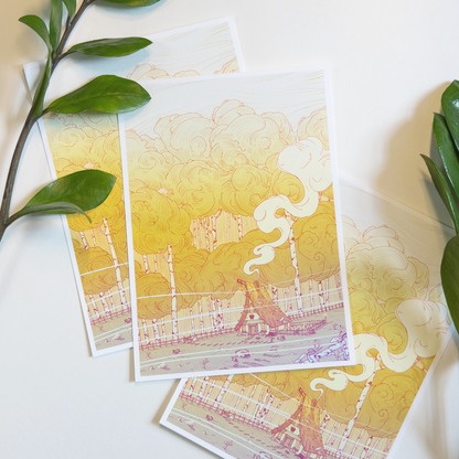 WITCH'S CABIN PRINT