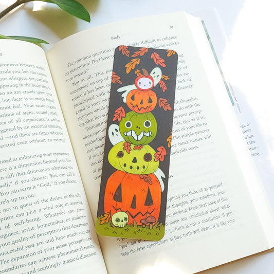 PUMPKIN STACK BOOKMARK