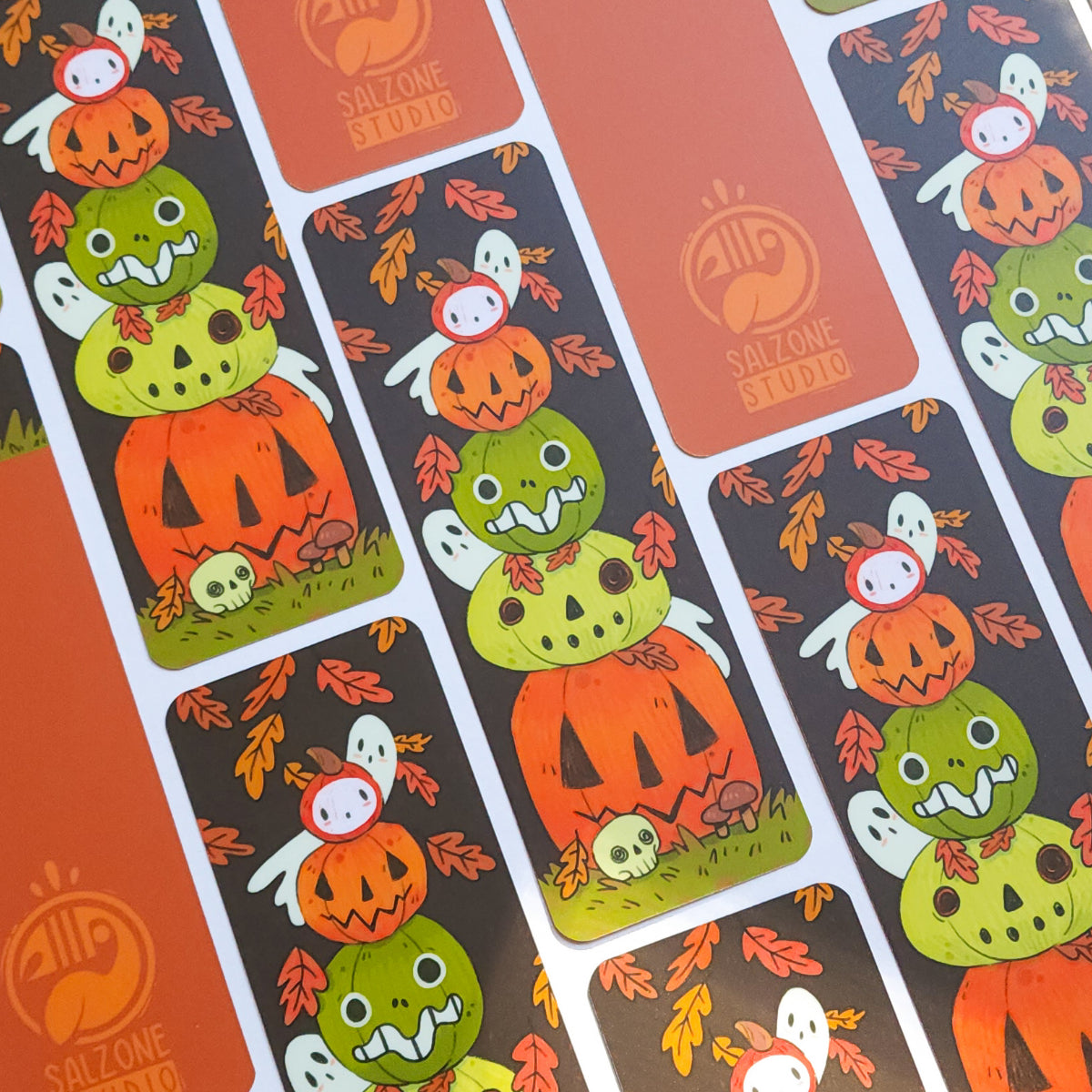 PUMPKIN STACK BOOKMARK