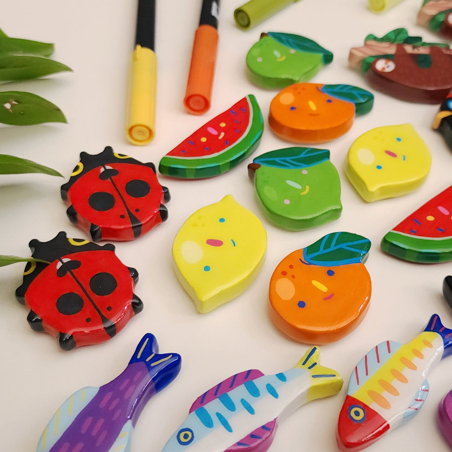 HANDMADE CLAY MAGNETS SUMMER 2025
