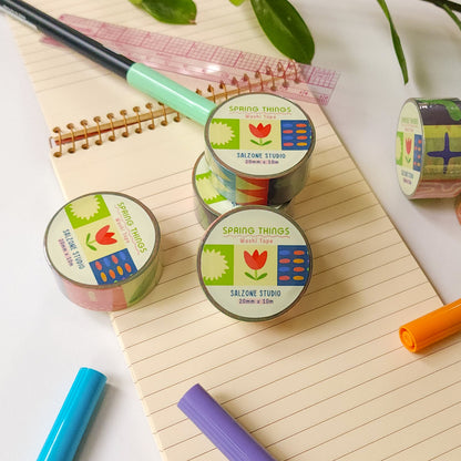 SPRING THINGS WASHI TAPE