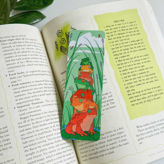 STACK O' FROGS BOOKMARK