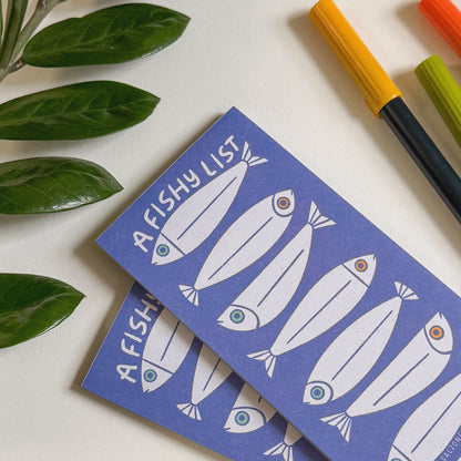 A FISHY LIST NOTEPAD