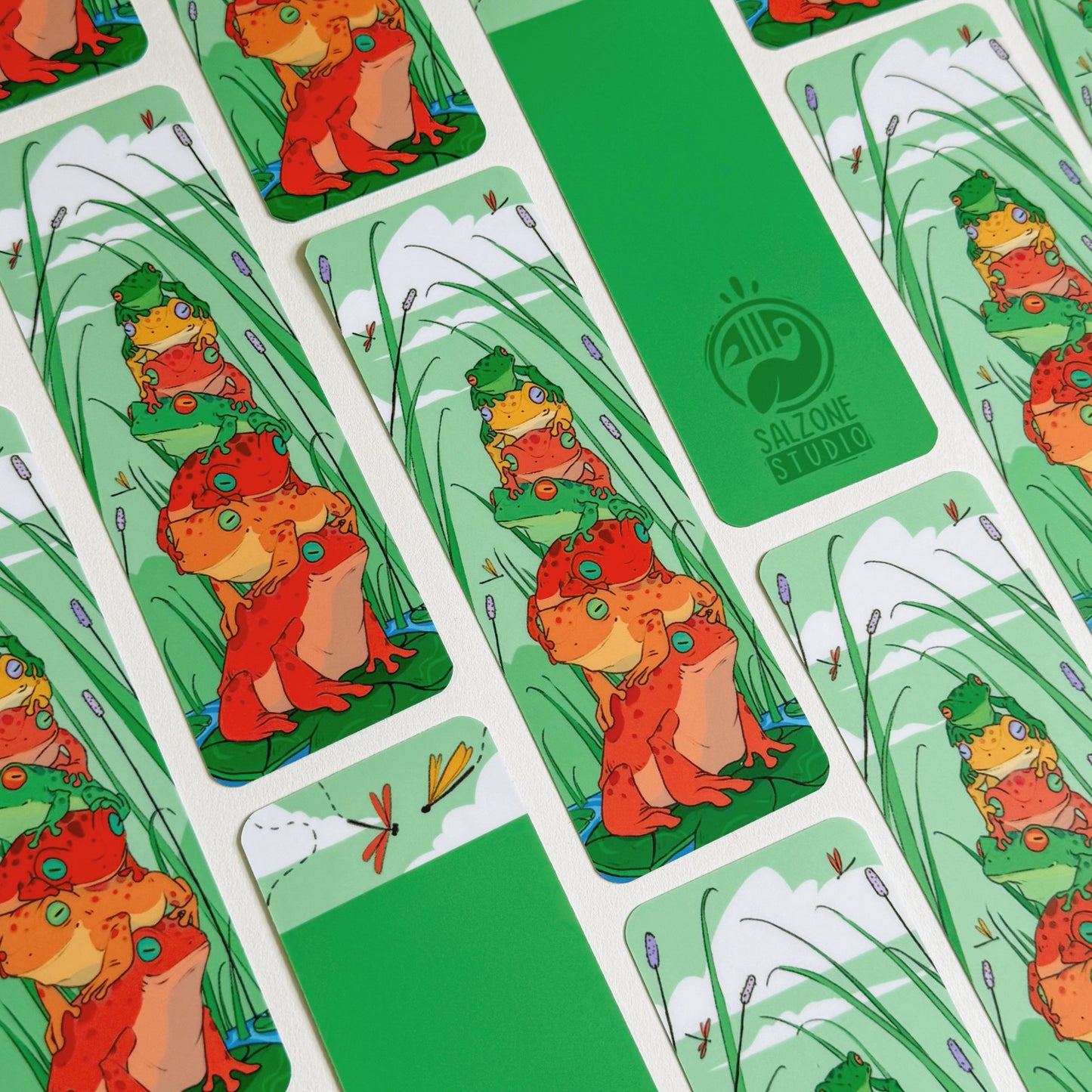 STACK O' FROGS BOOKMARK