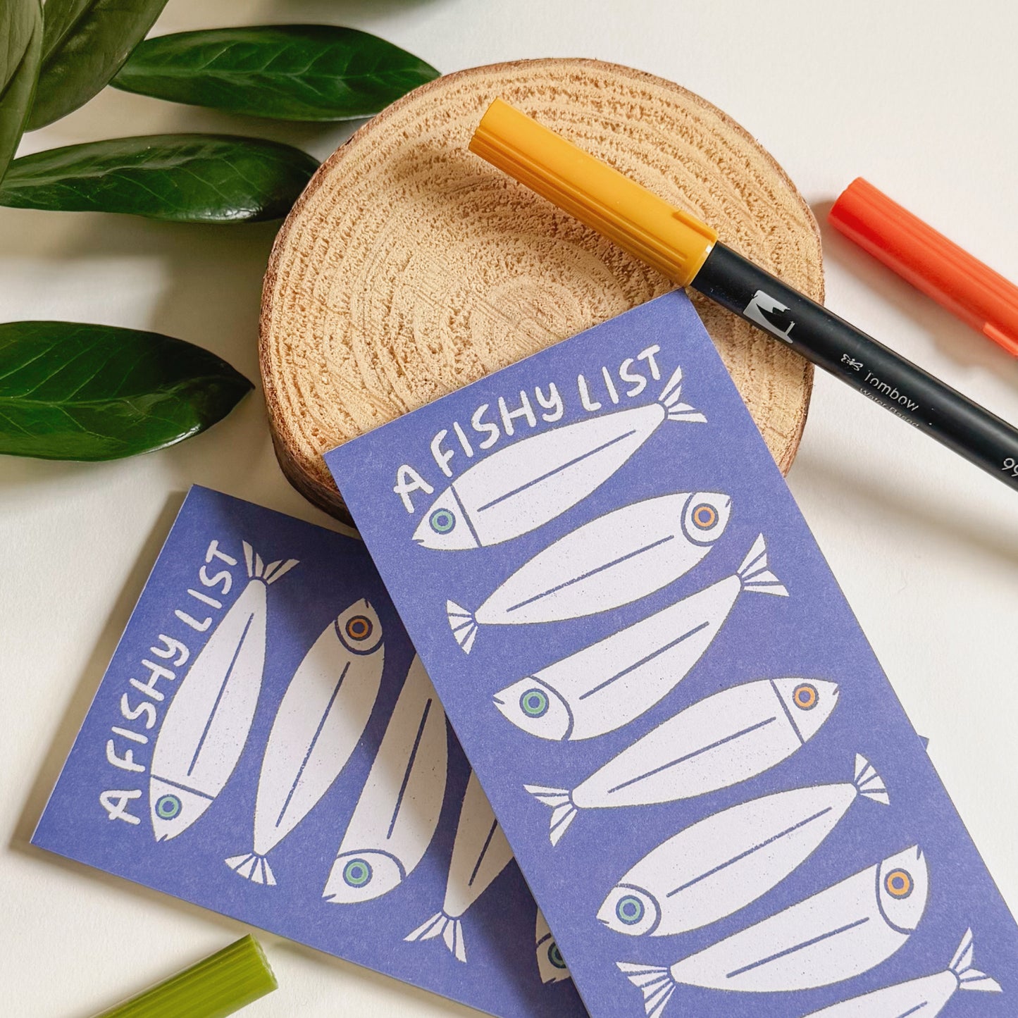 A FISHY LIST NOTEPAD