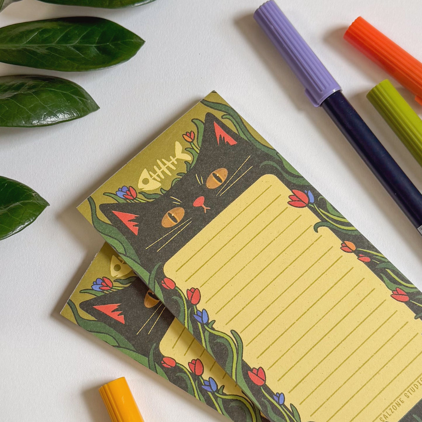 TULIP CAT NOTEPAD
