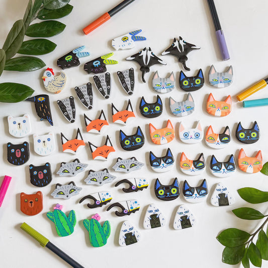 HANDMADE CLAY MAGNETS SUMMER 2026